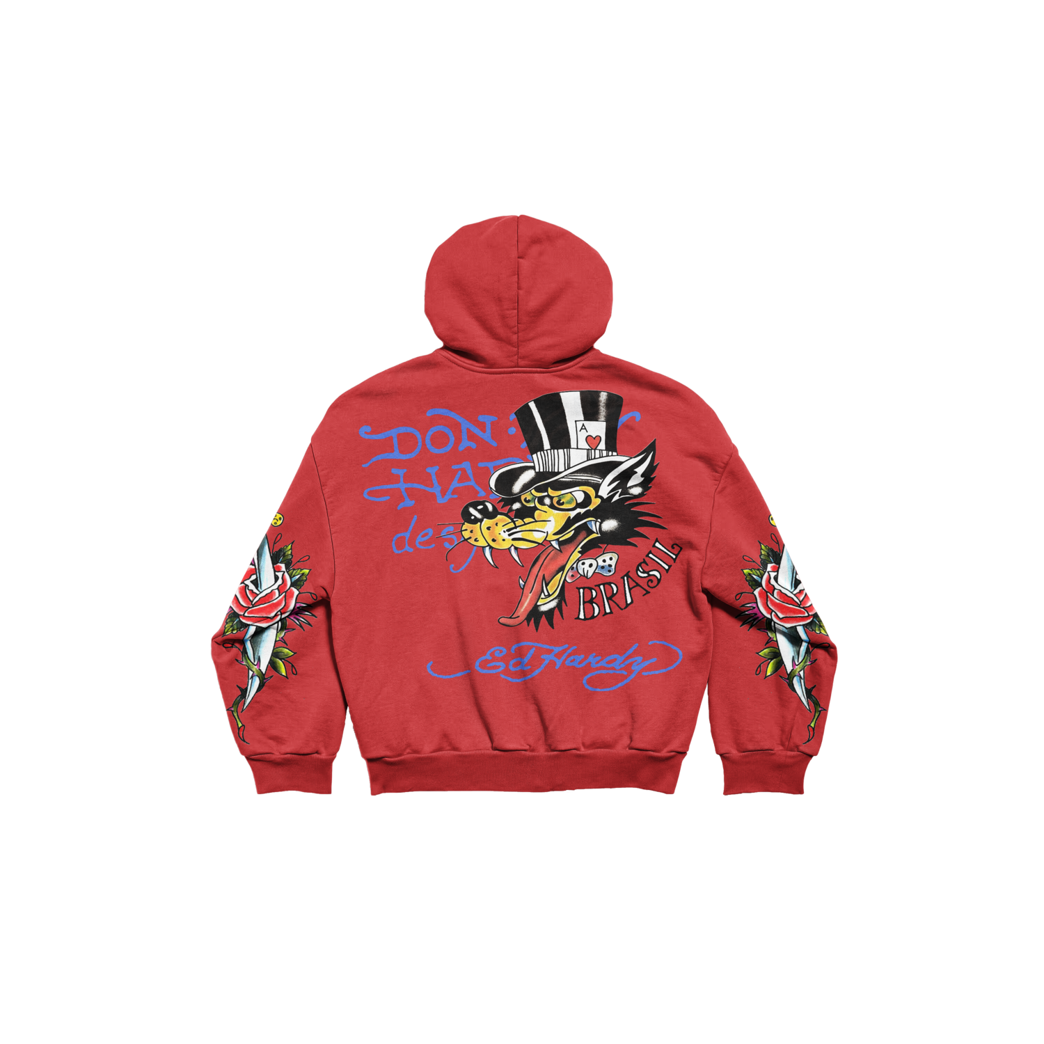 【激レア】HOUSE OF HARDY CONDEx SPIN 69 ⑤ Blusa de Moletom com Capuz Vermelho