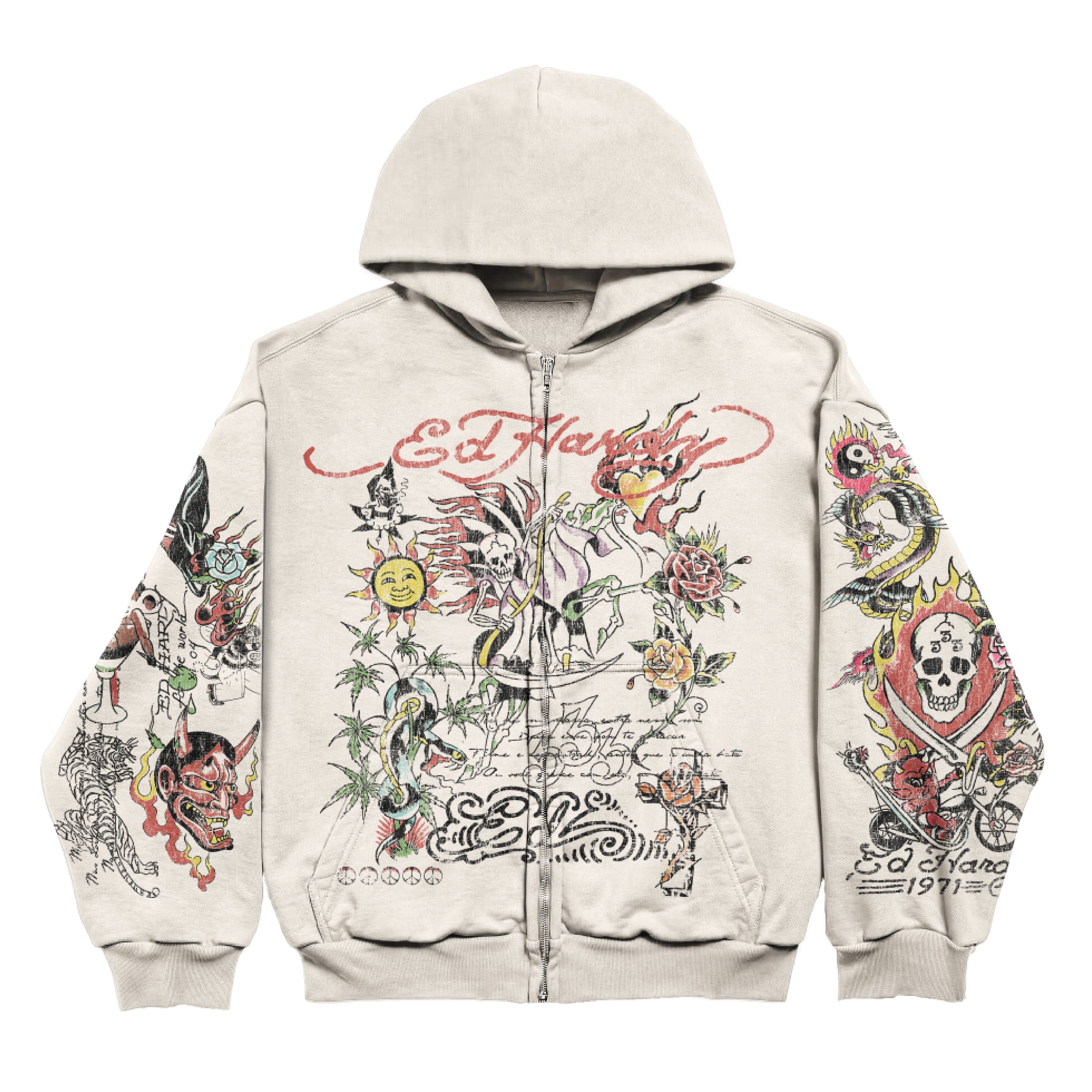 極上品 HARDY St.e 3 3/4. 替えスプール付 Moletom Zip Up Off White 