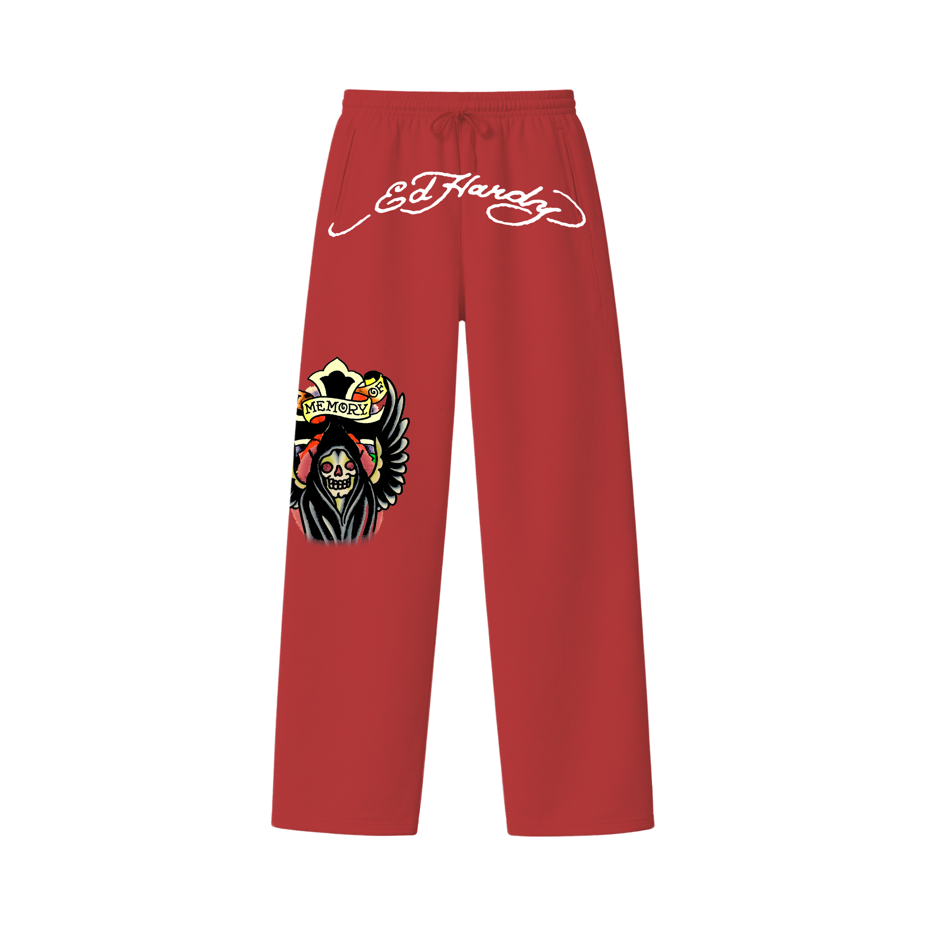Calça de Moletom Vermelha 