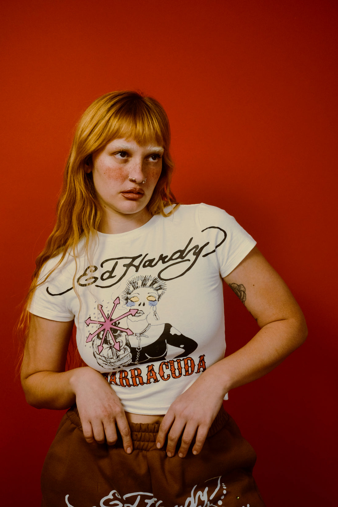 Baby Tee "Barracuda" White