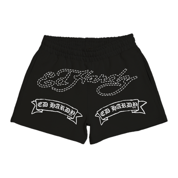 Shorts Feminino "Two Headed Snake" Black