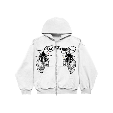 Hoodie "Light Shot" White
