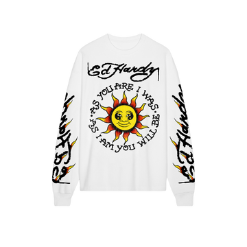 Longsleeve Tee "Sun's Messenger" White