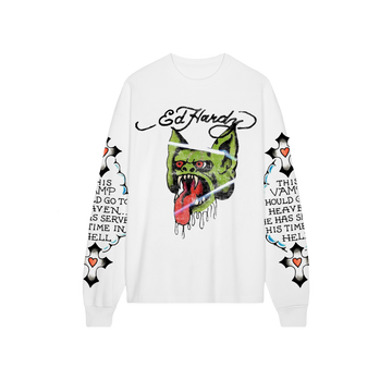 Longsleeve Tee "Vamp" White