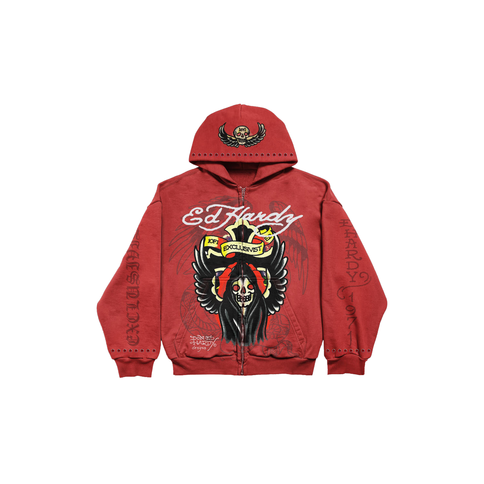 Hoodie Zip Vermelho 