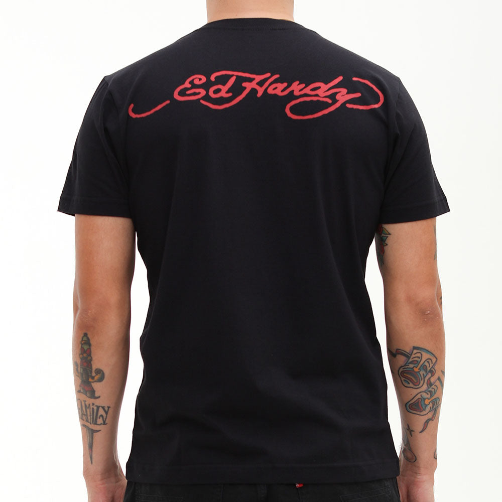 CAMISETA HI CAT ED HARDY PRETO