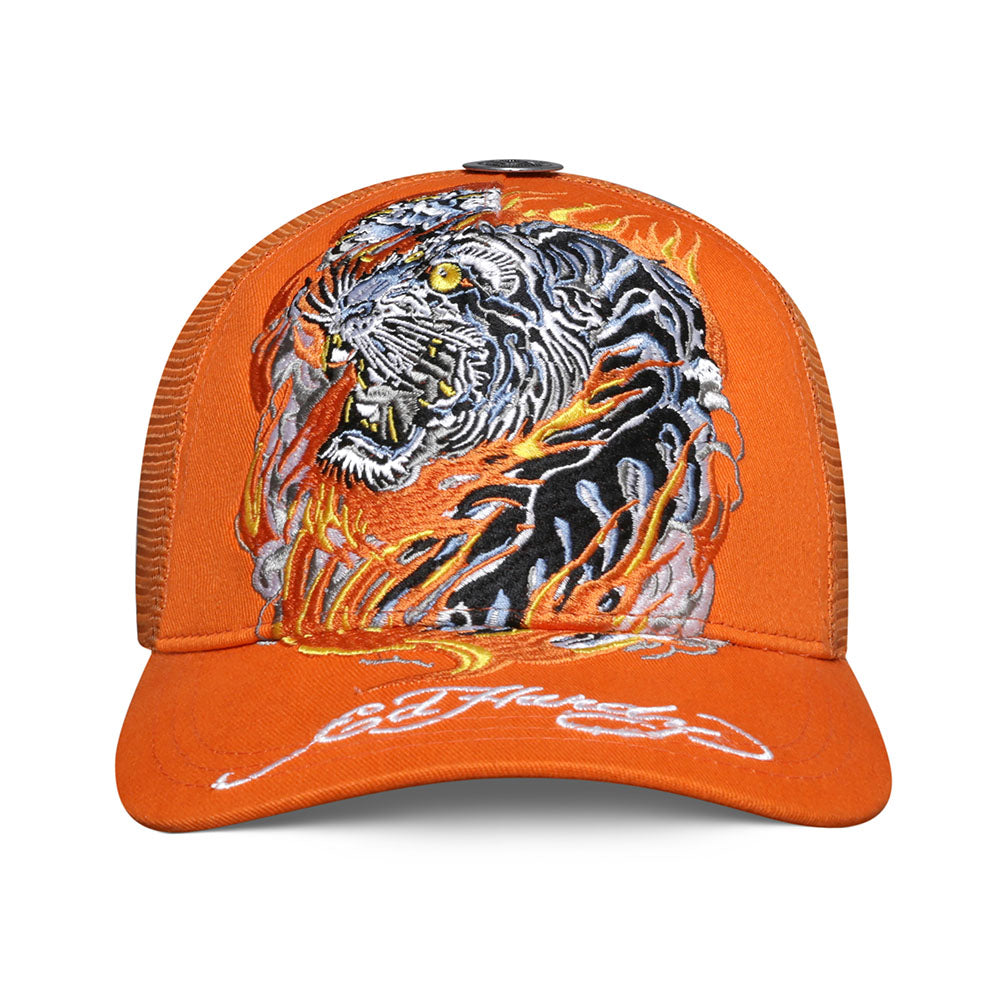 Boné Trucker Flaming Tiger