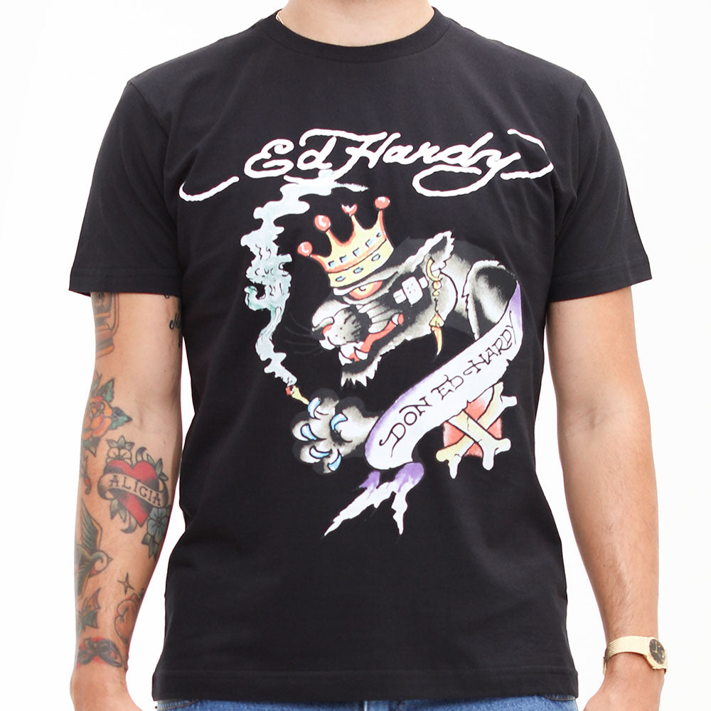 CAMISETA KEITH TEE ED HARDY PRETO