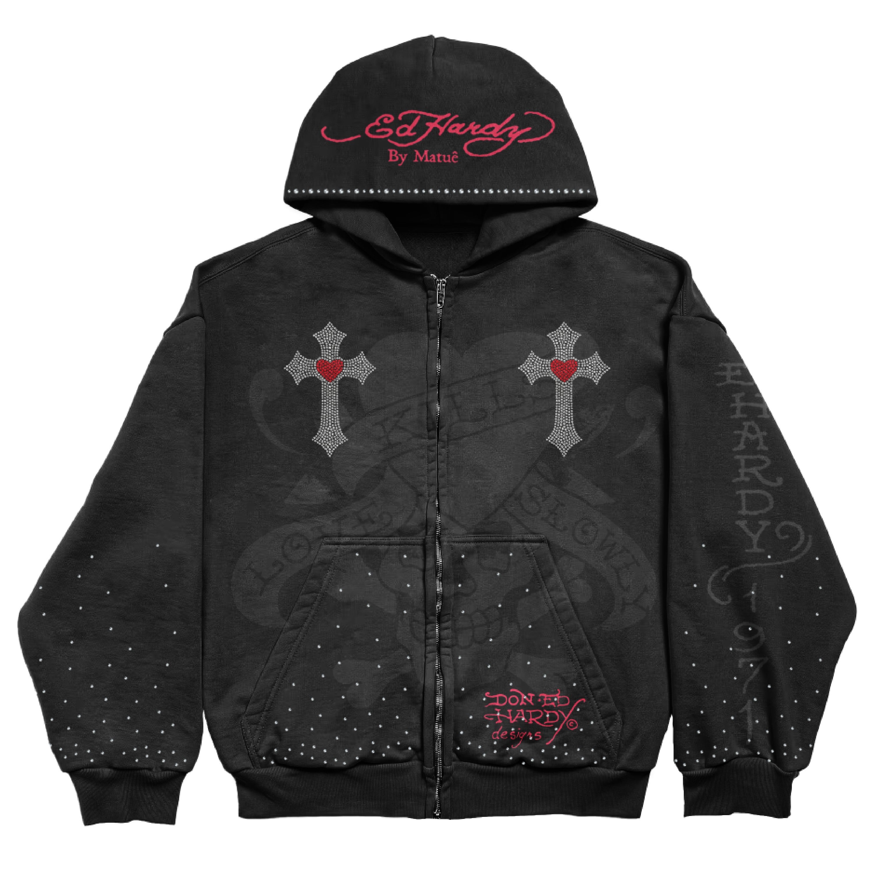 Moletom Zip Up Preto 