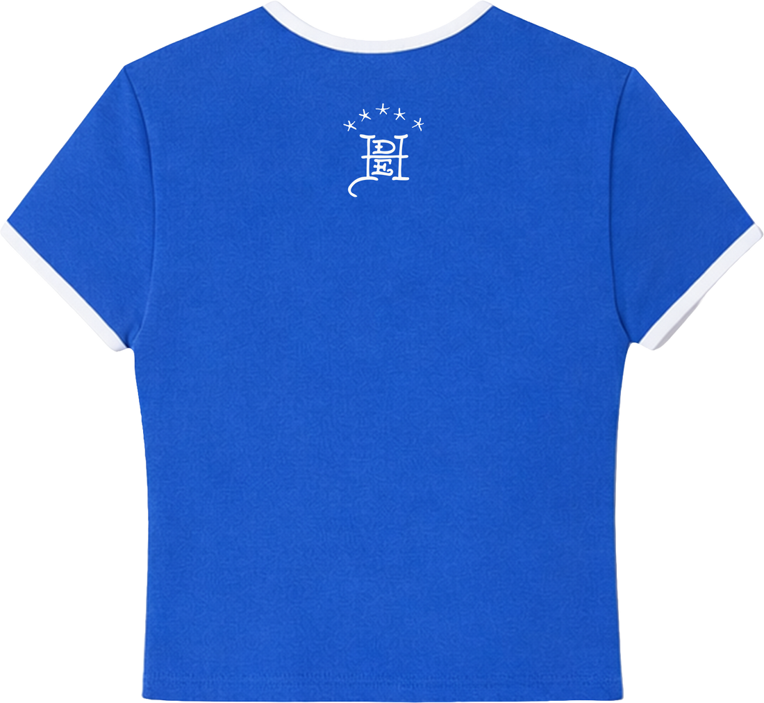 Baby Tee "Wild Brasil" Azul