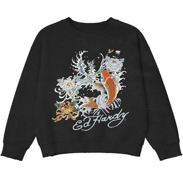 Moletom Crewneck “Carpa” Diamanté