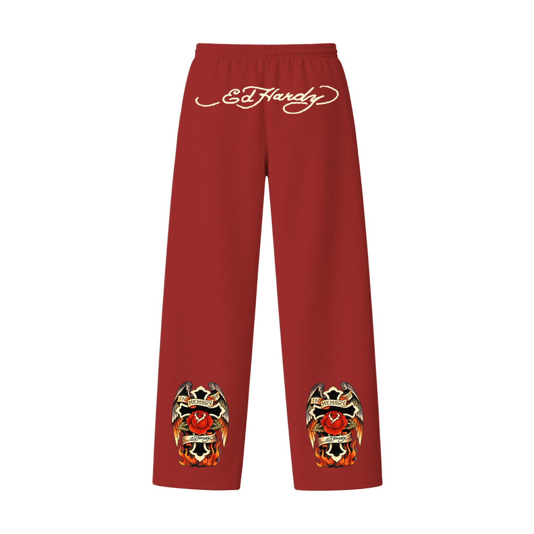 Calça de Moletom Vermelha "In Memory"