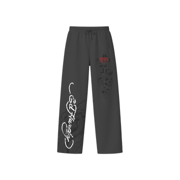 Calça de Moletom "Wild Love" Chumbo