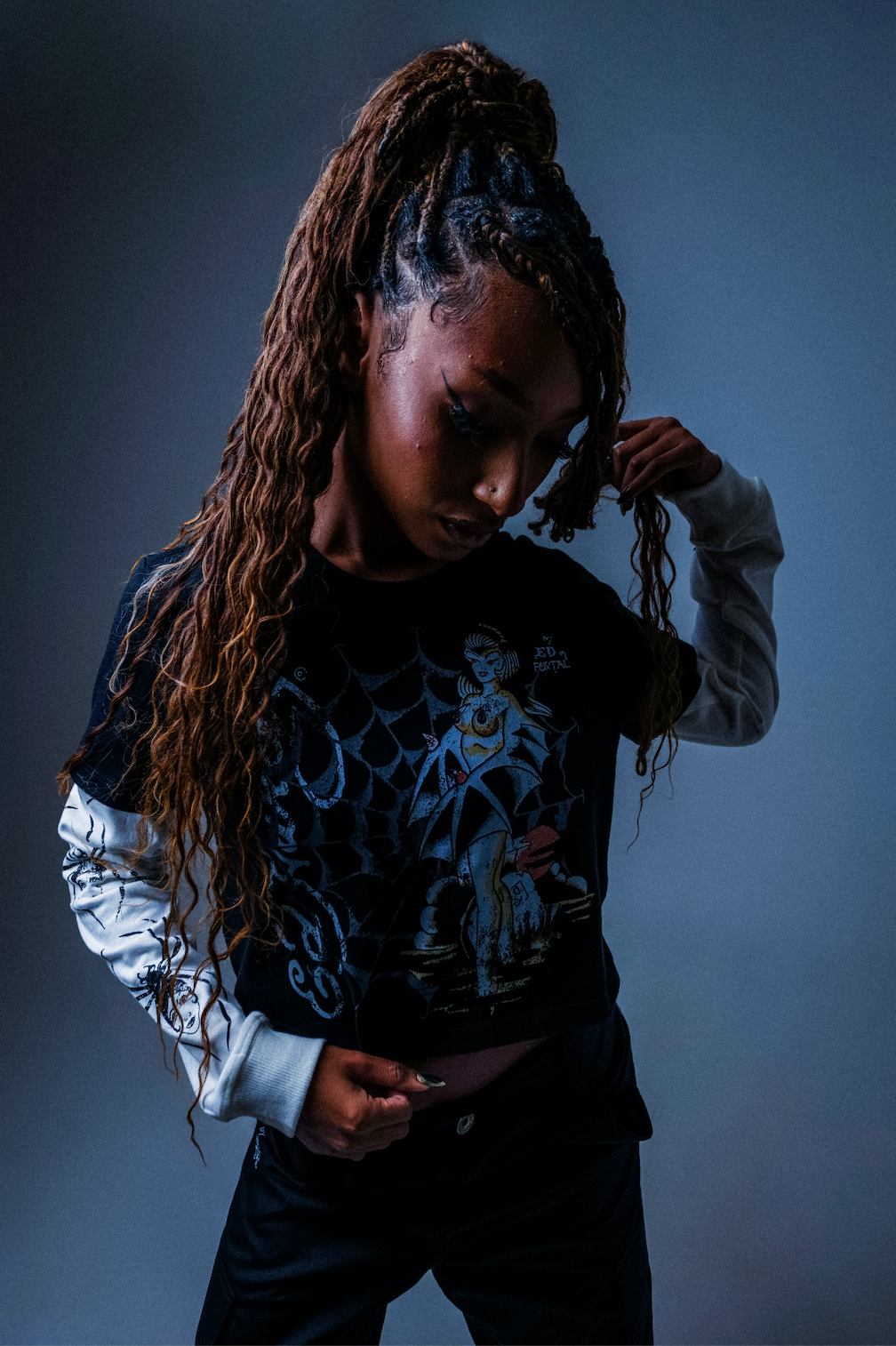 Manga Longa Feminina "Tarantula" Ed Hardy x Matuê