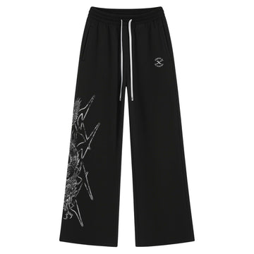 Calça de Moletom Preta Ed Hardy x Matuê II