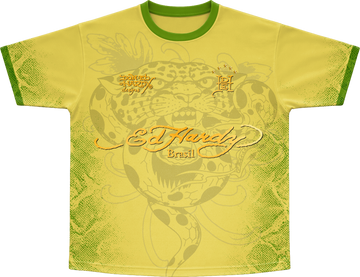 Jersey Ed Hardy Brasil Amarela
