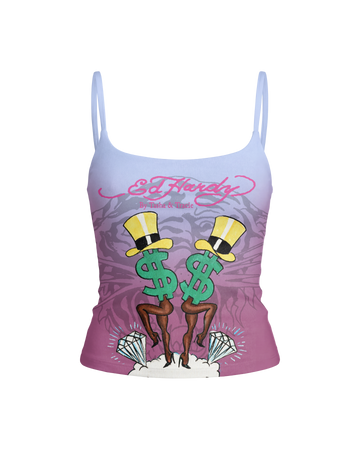 Regata Full Print Lilás Ed Hardy by Tasha & Tracie