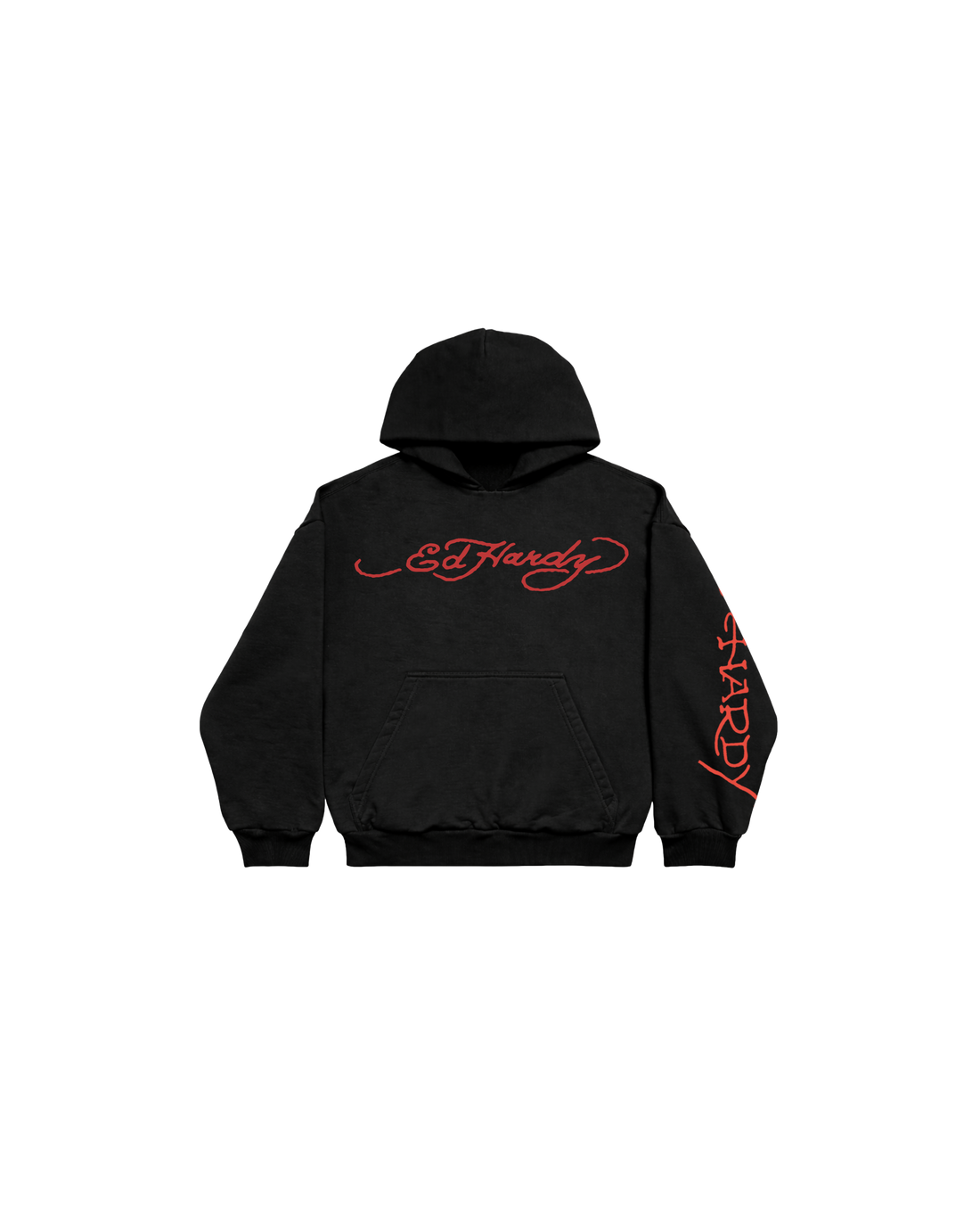 Blusa de Moletom com Capuz Preto "Classic Tiger"