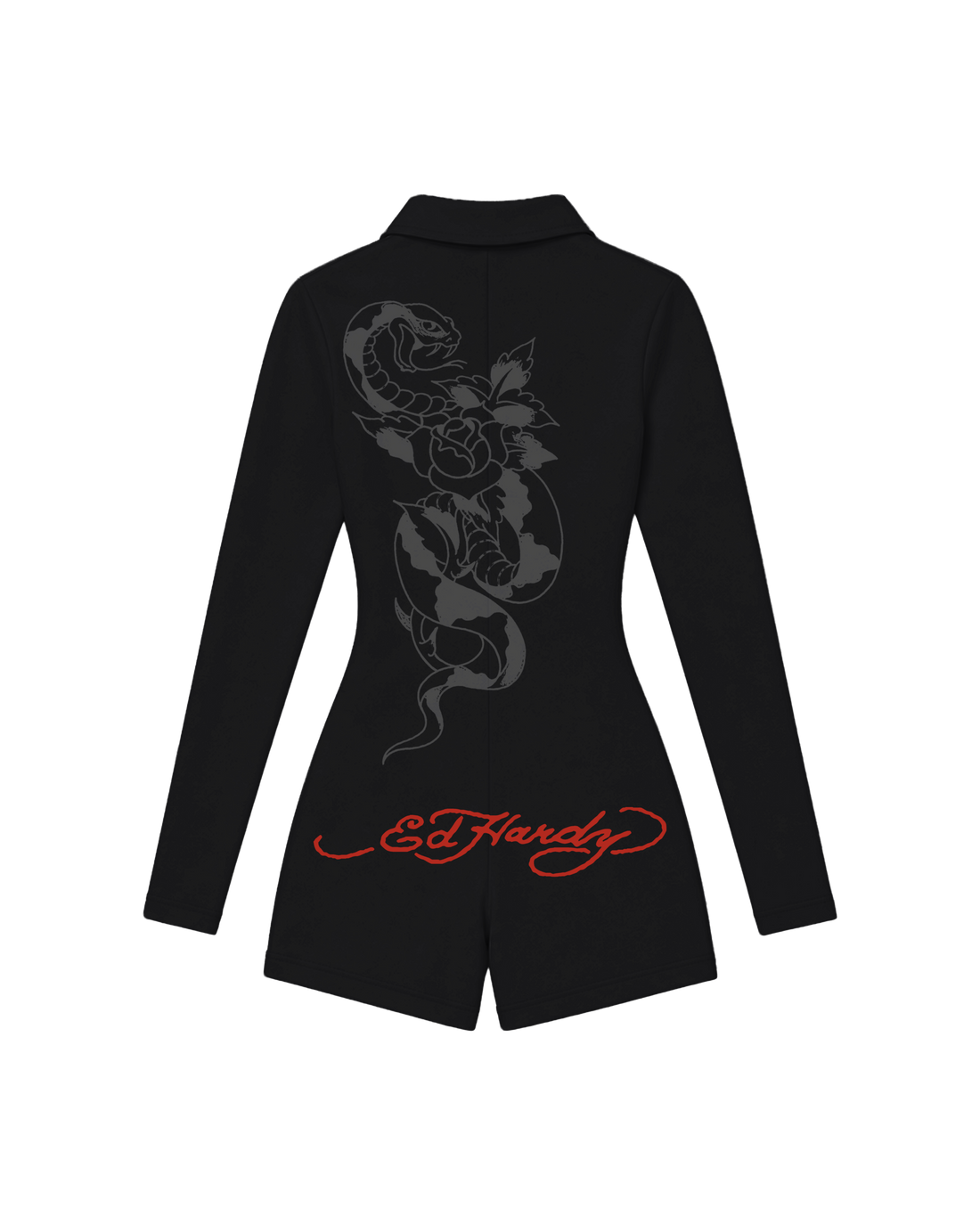 Macaquinho Manga Longa Preto Ed Hardy by Tasha & Tracie