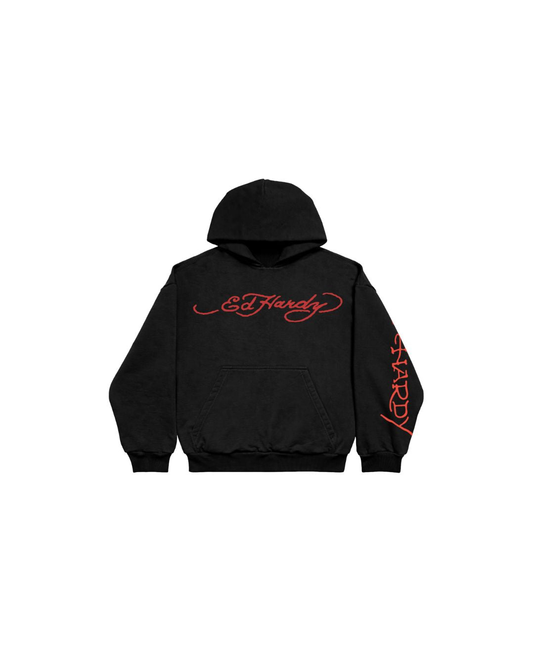 Blusa de Moletom com Capuz Preto "Classic Tiger"