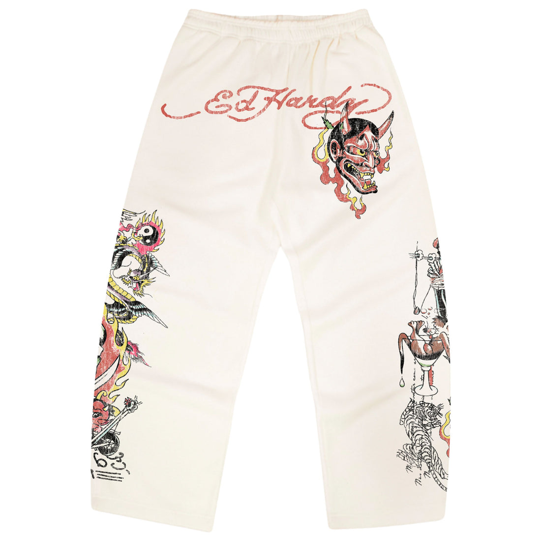 Calça Moletom Off White "Fortal" Ed Hardy x Matuê
