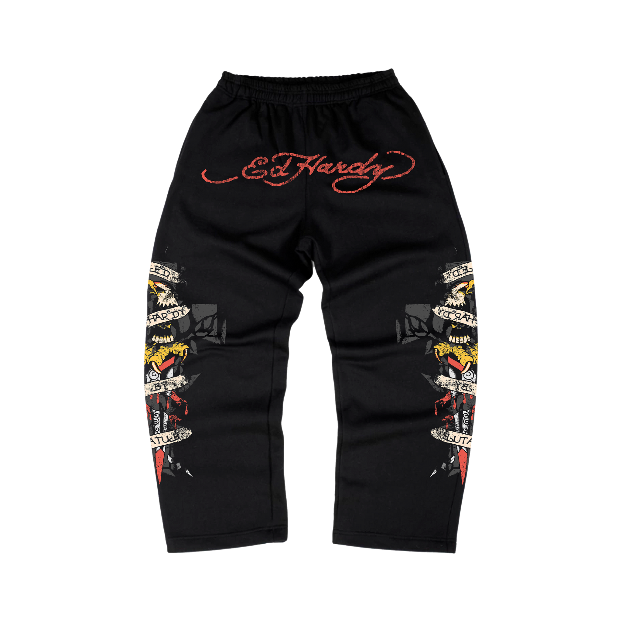 Ed Hardy x Matuê "By Matuê" Calça Moletom Preta