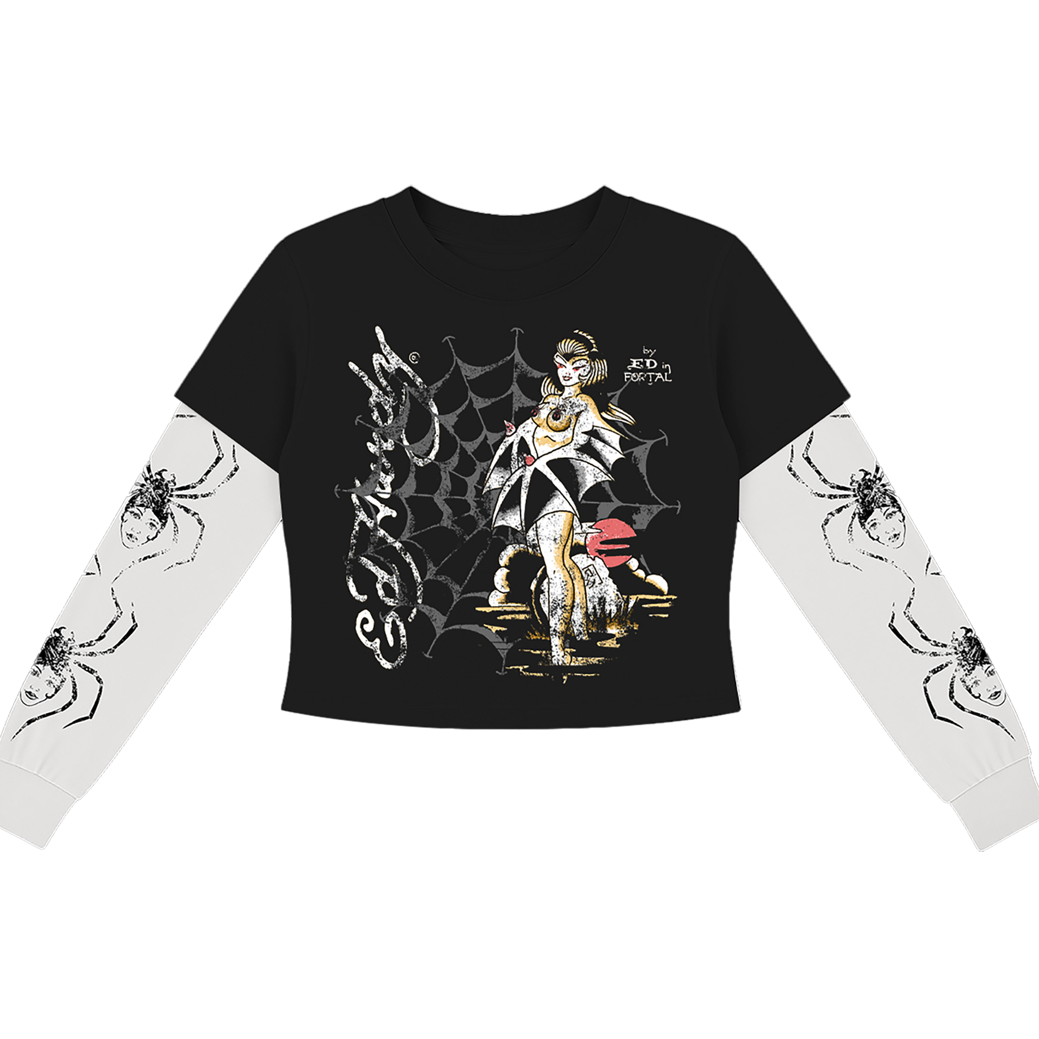 Ed Hardy x Matuê "Tarantula" Manga Longa Feminina