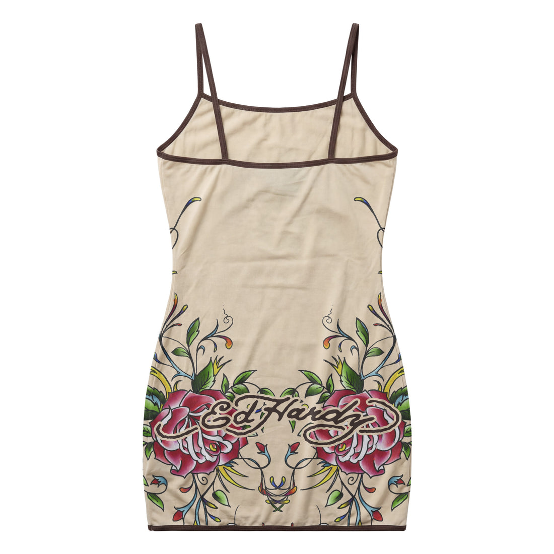 Vestido Tule Santa Maria Tattoo Dress - Bege/Colorido