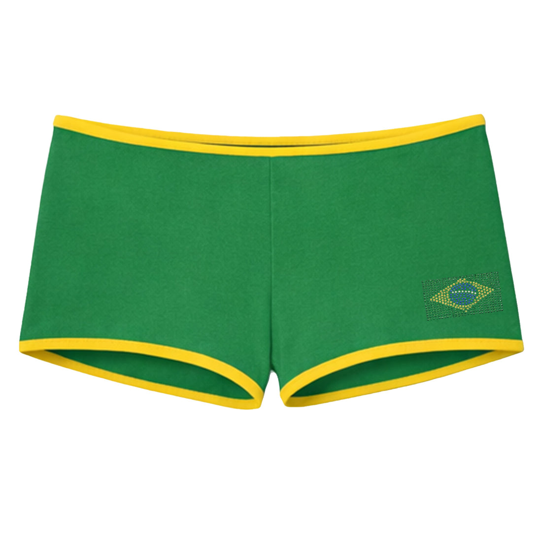 Mini Short "Born in Brasil" Verde