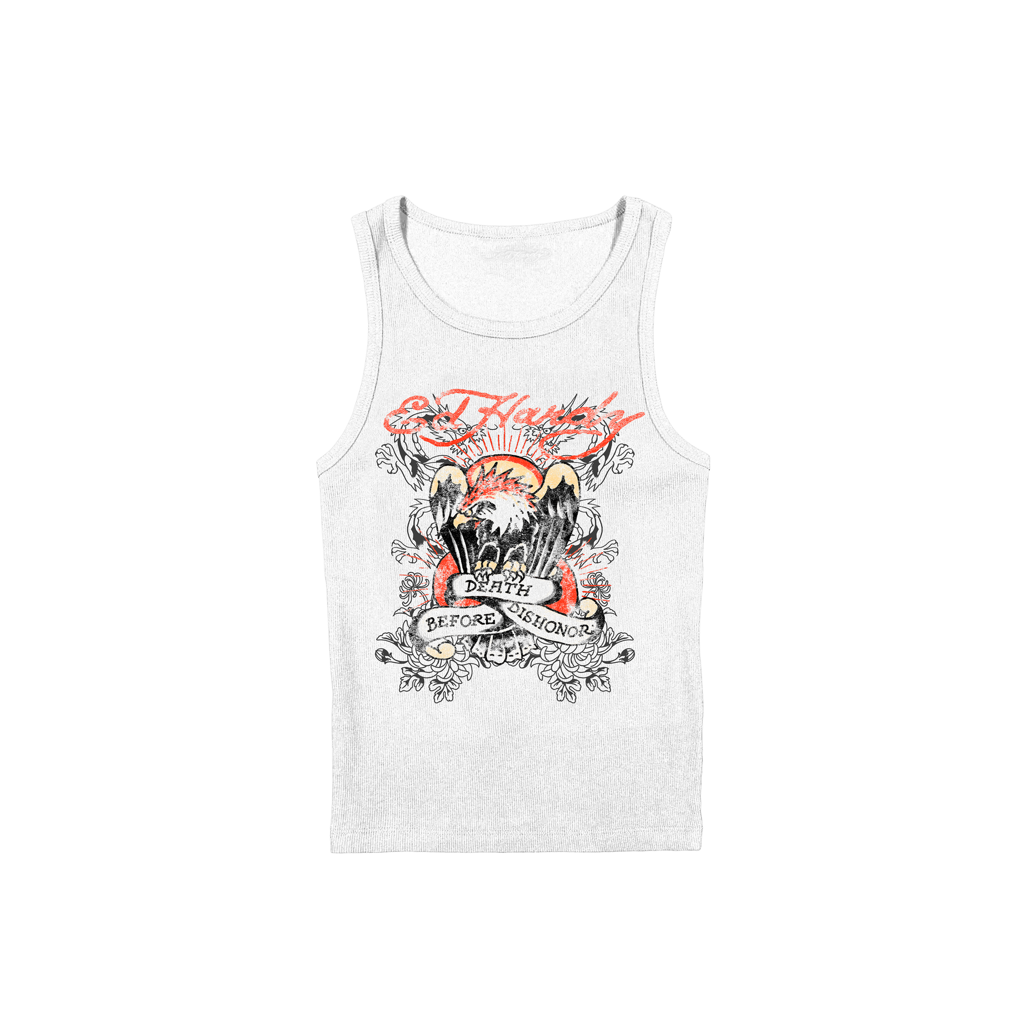 Ed Hardy x Matuê "Death Before Dishonor" Regata Feminina