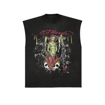 Regata Preta "Devil" Diamanté