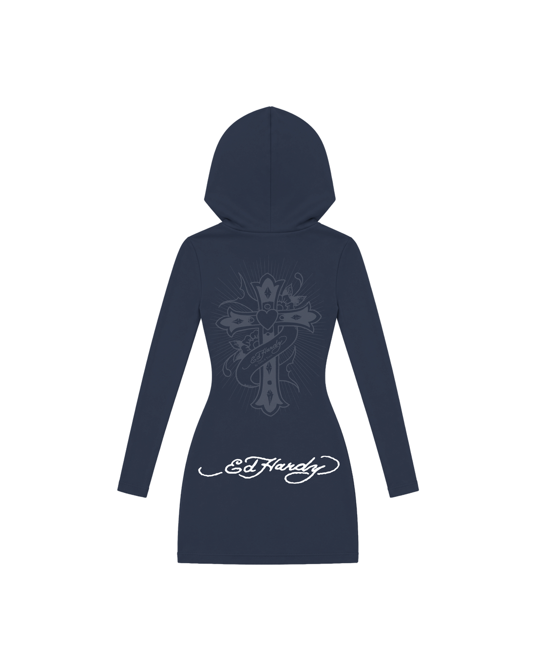 Vestido Capuz Azul Ed Hardy by Tasha & Tracie