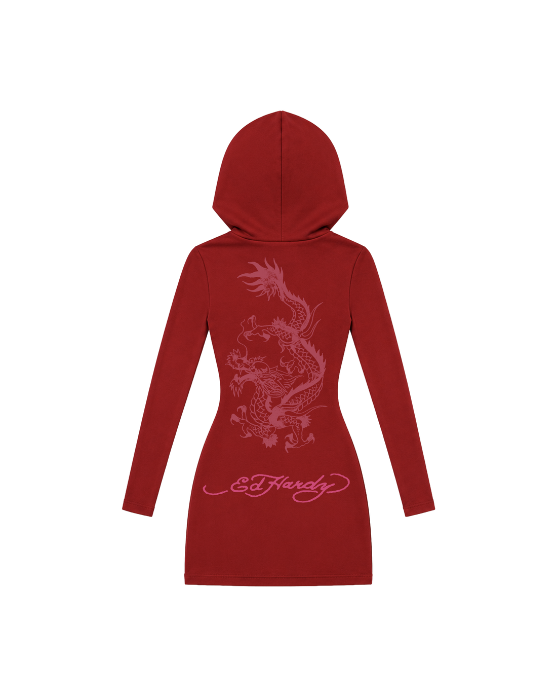 Vestido Capuz Vermelho Ed Hardy by Tasha & Tracie