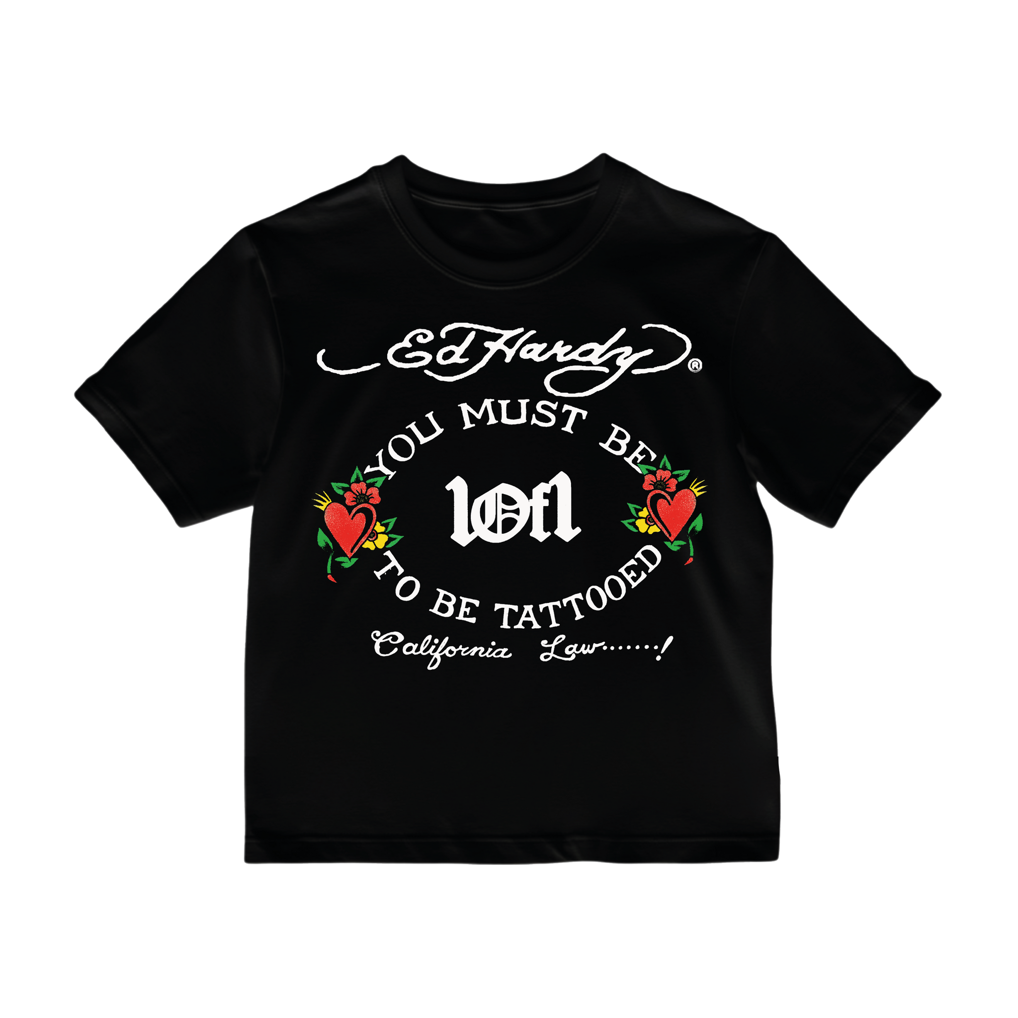 1of1 Ed Hardy "N1RVANA" Black Tee