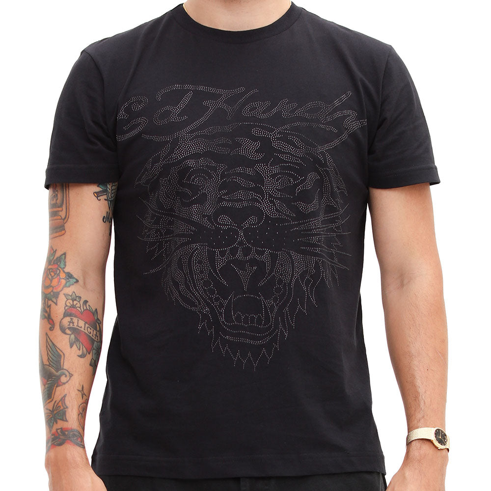 CAMISETA SPARKLE ED HARDY PRETO