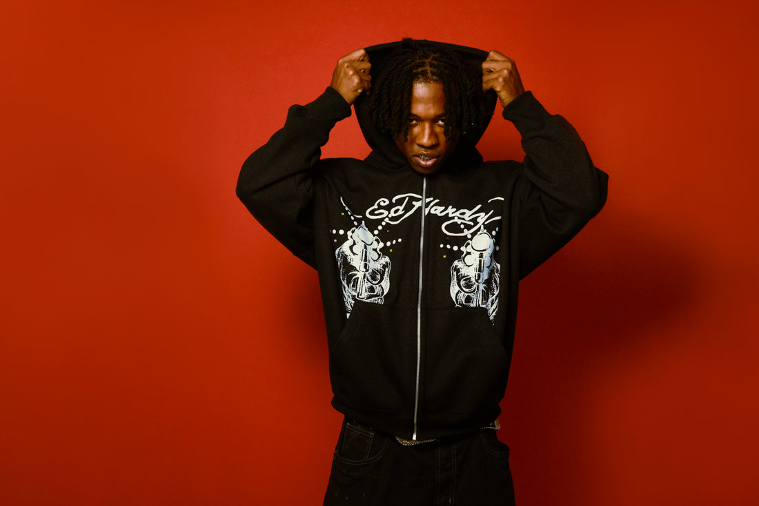 Hoodie "Light Shot" Black