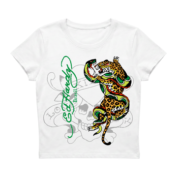 Baby Tee "Wild Brasil" Off White