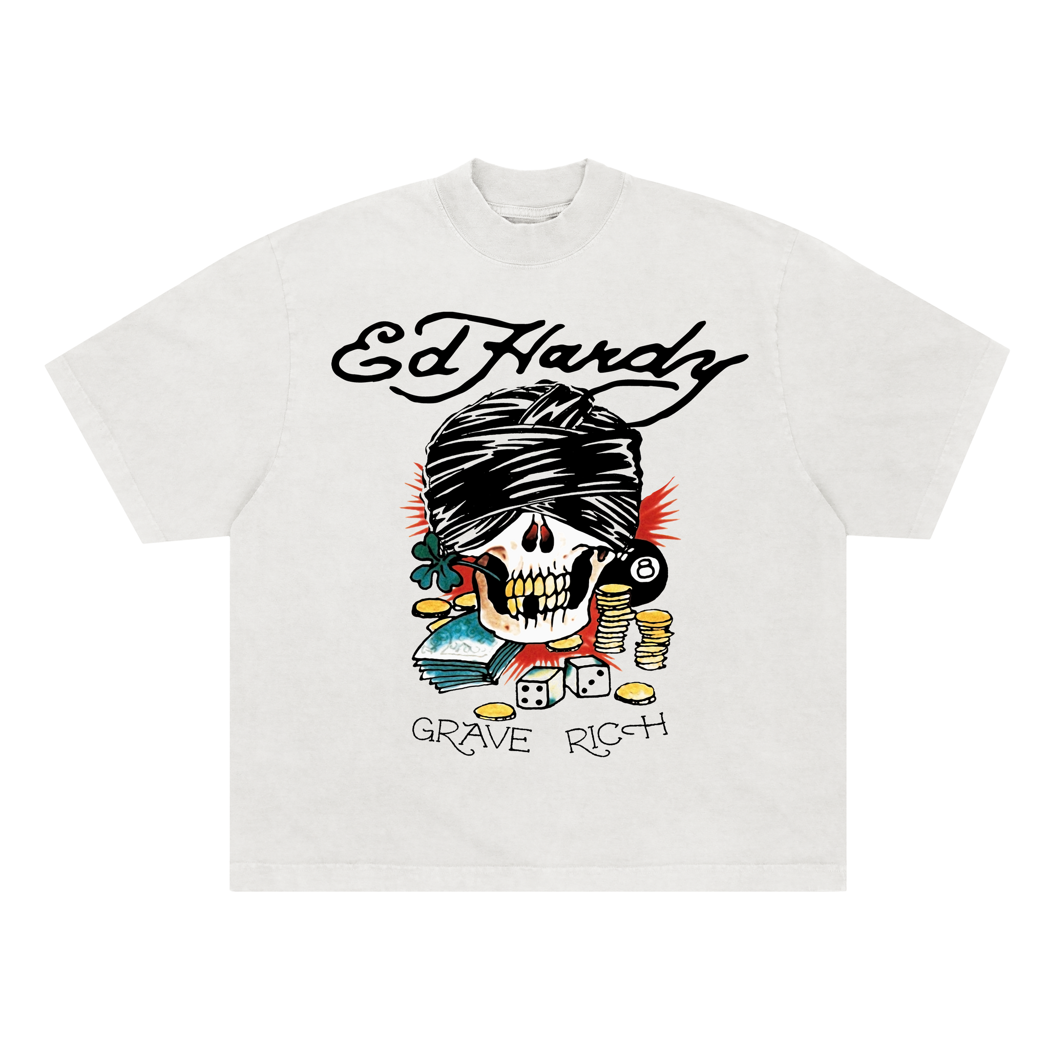 T-Shirt "Grave Rich" White