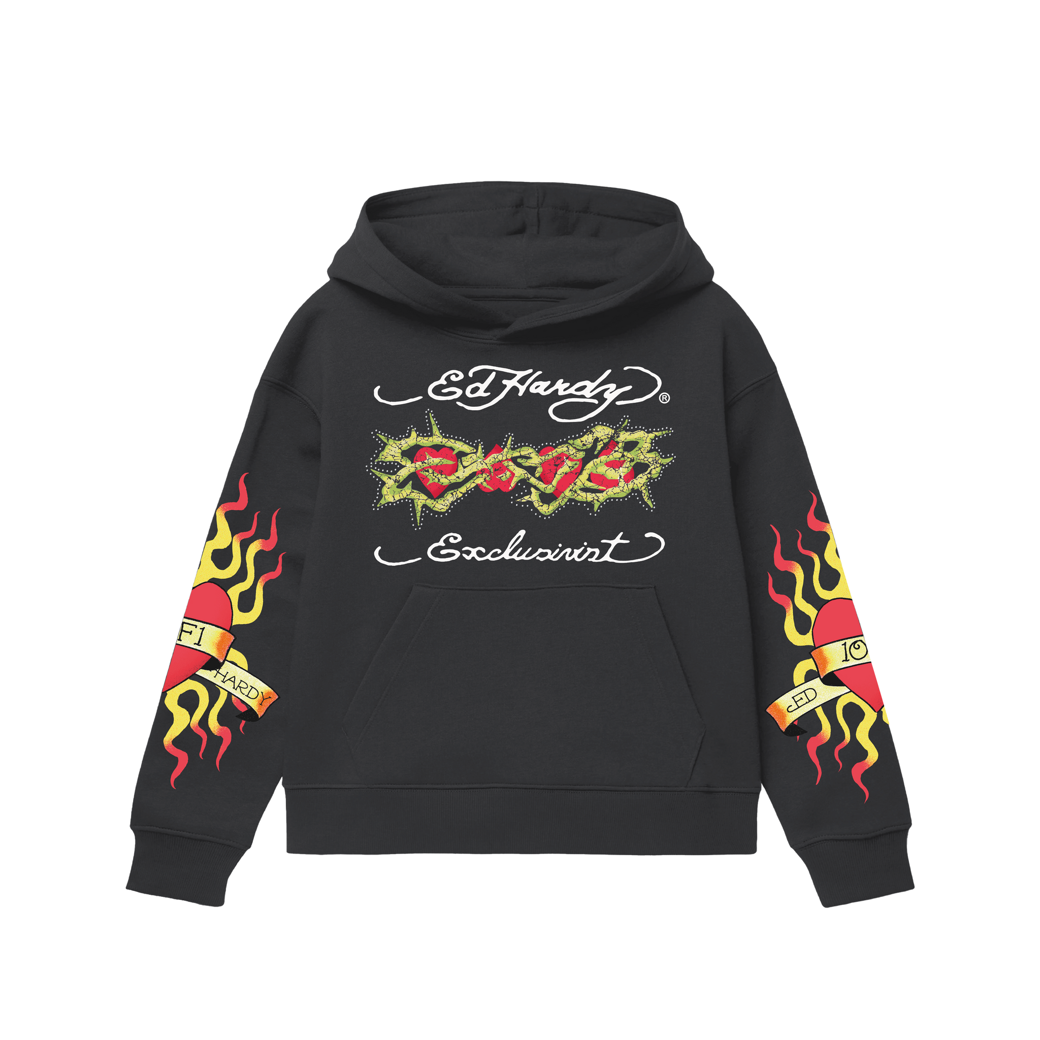 1of1 Ed Hardy "Protected Hearts" Hoodie