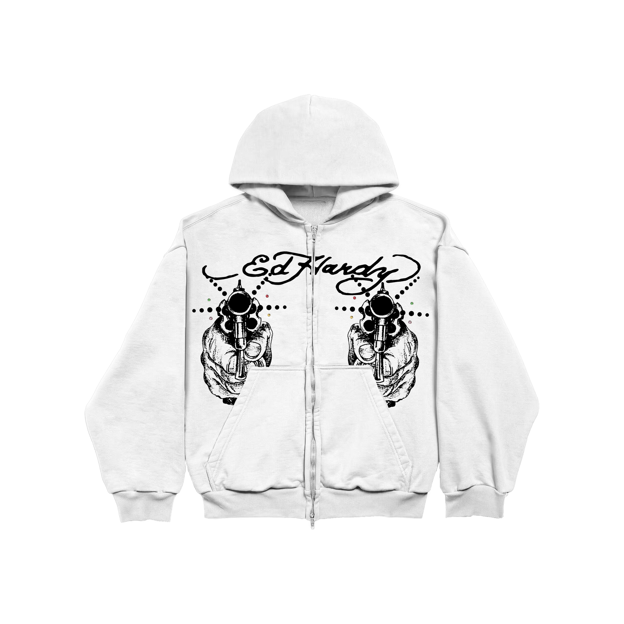 Hoodie "Light Shot" White