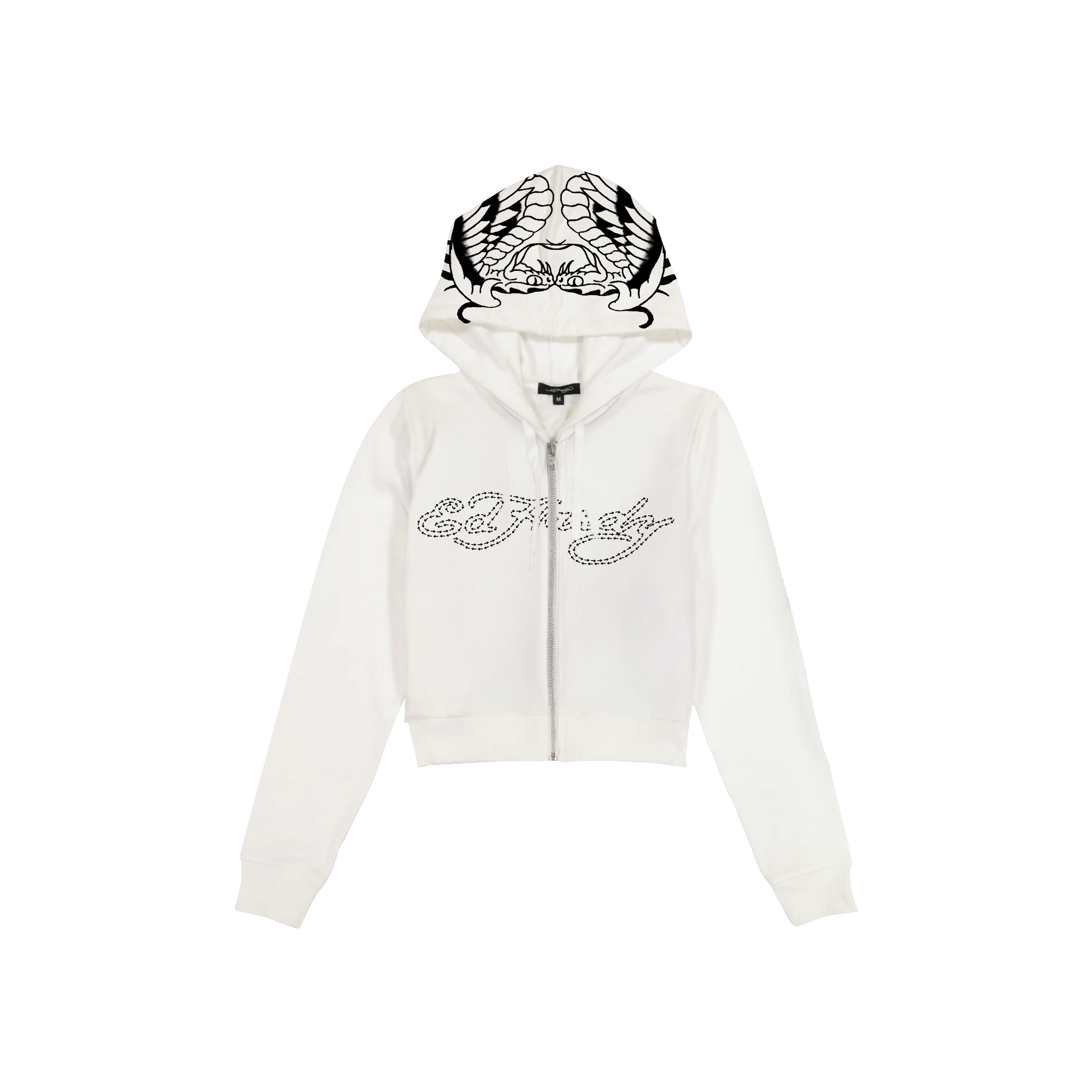 Hoodie Feminino "Two Headed Snake" White