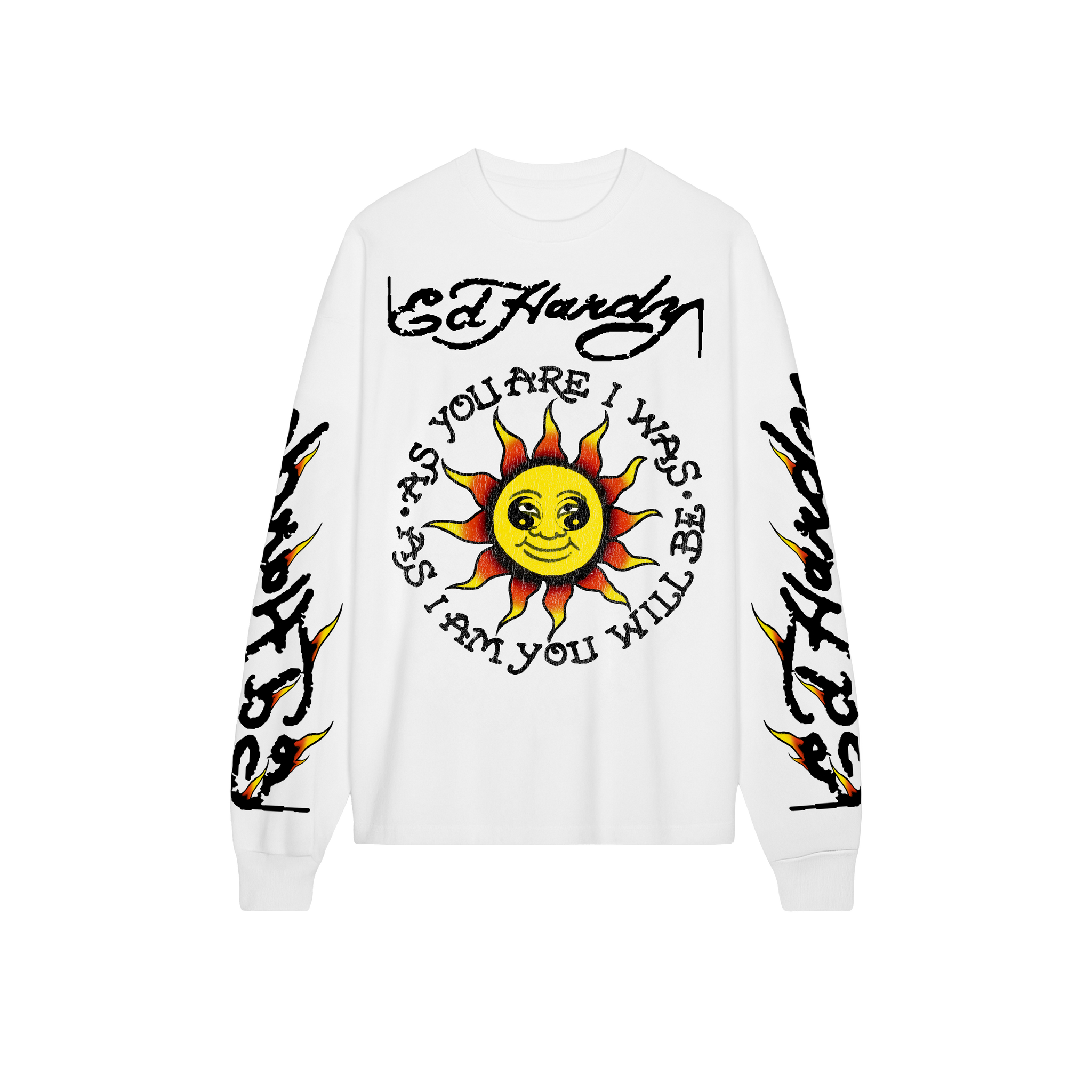 Longsleeve Tee "Sun's Messenger" White