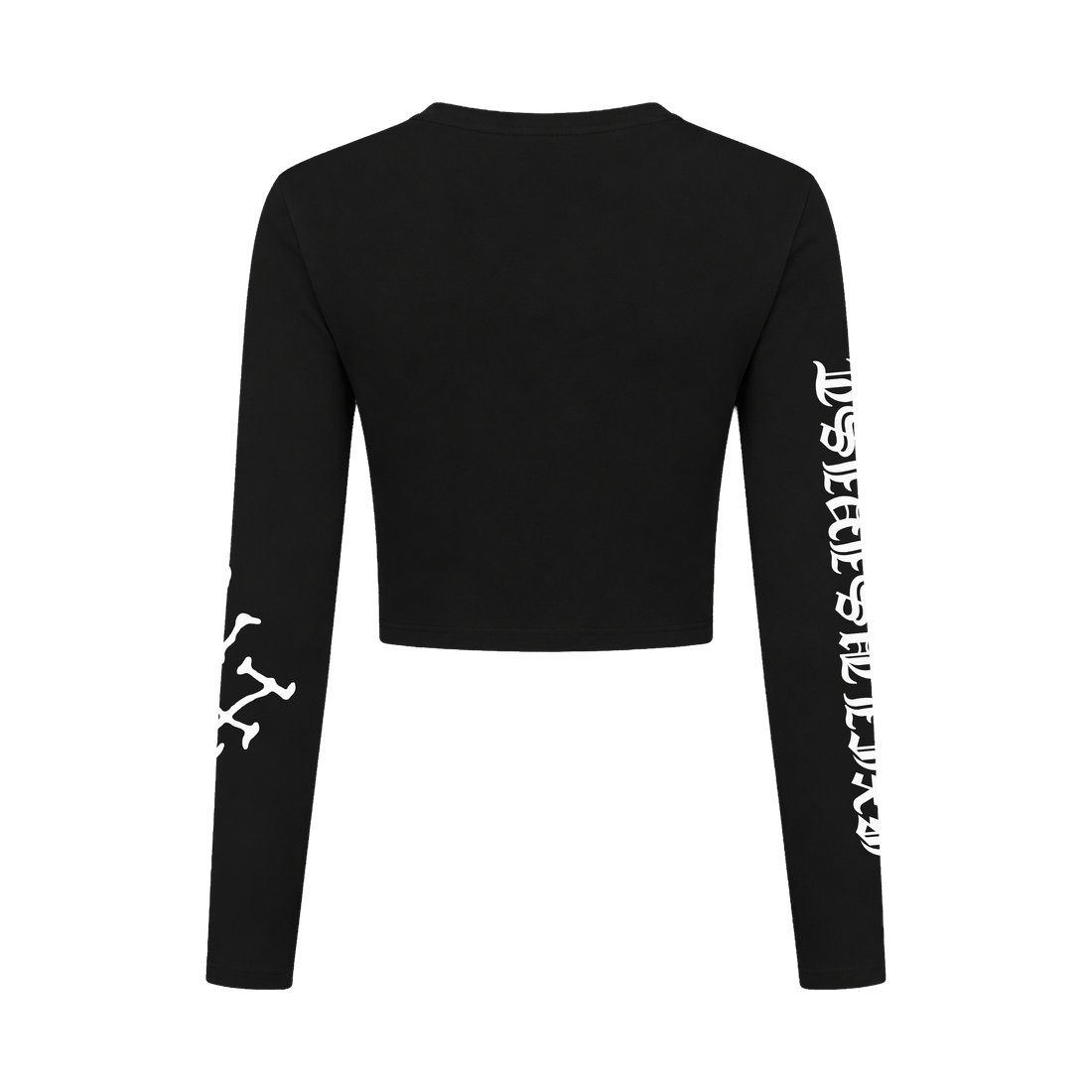 Cropped Manga Longa Preto "Holy Dragon" Ed Hardy & 1OF1 Exclusivist